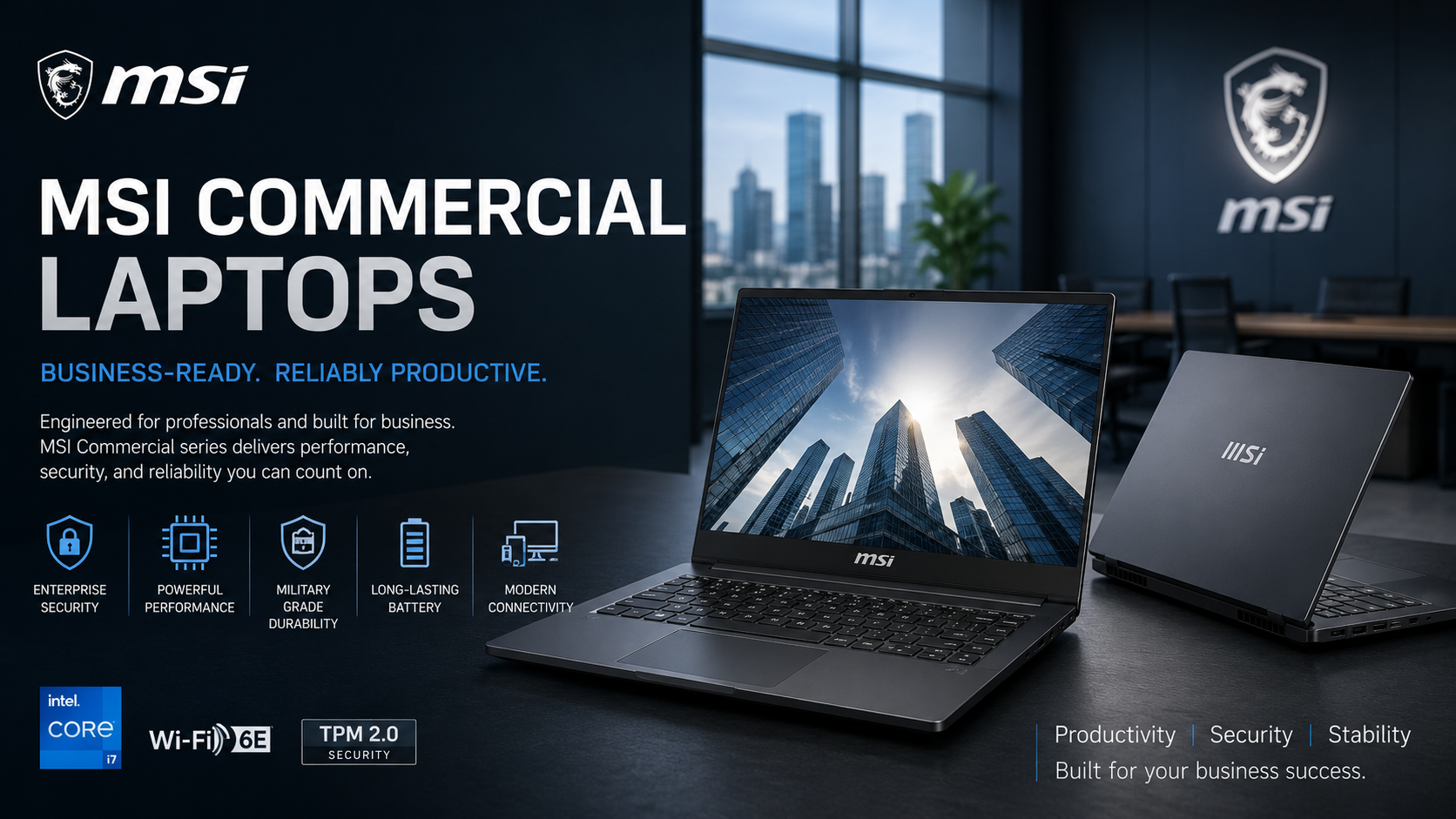 MSI Commercial Laptop